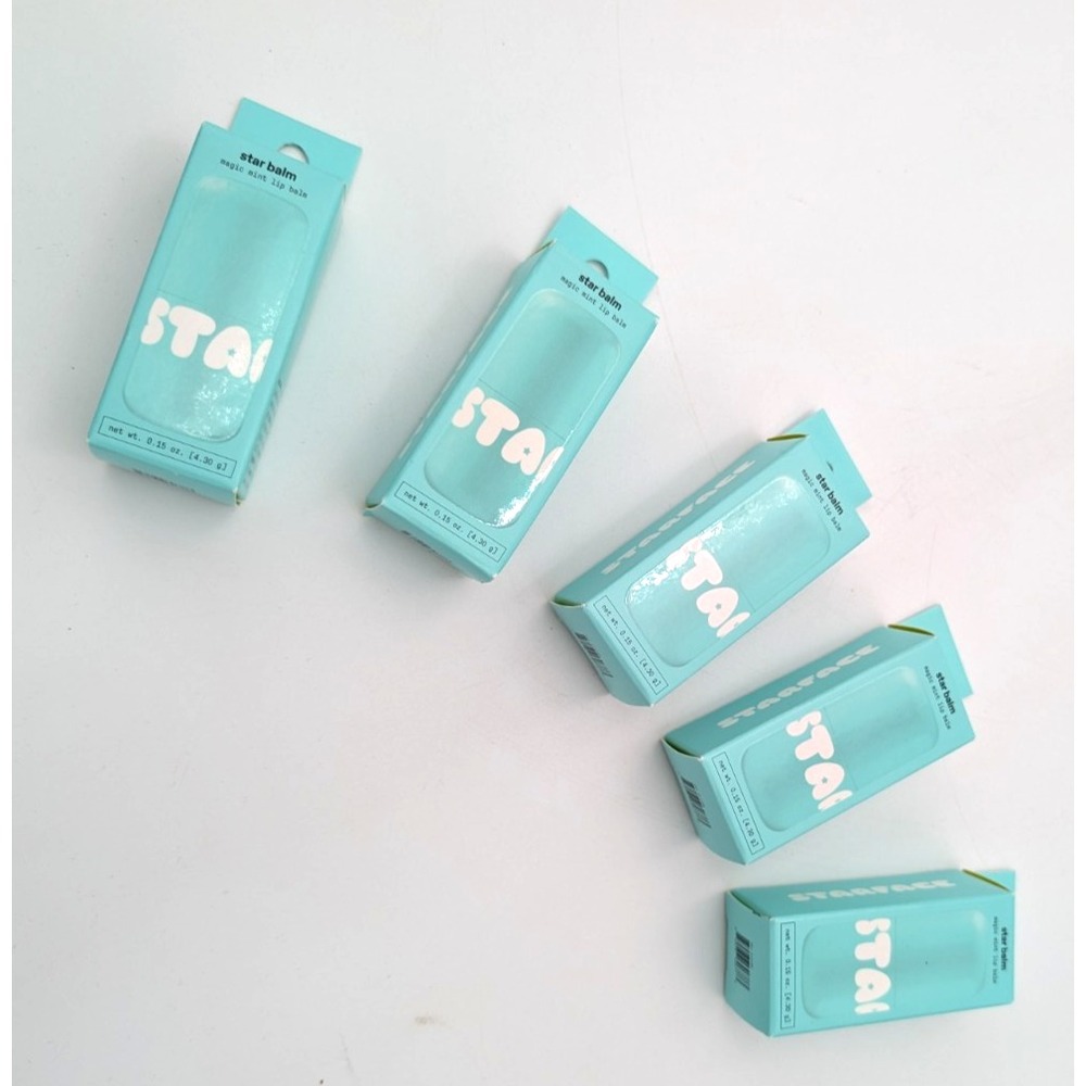 5 Pack: Starface Star Balm *magic mint* Hydrating Lip Moisturizer